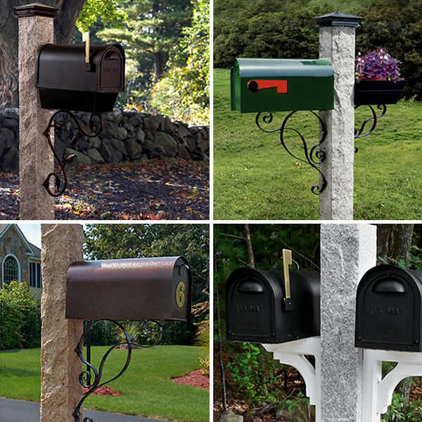 The Stoneyard Salem NH - Granite Mailbox Post